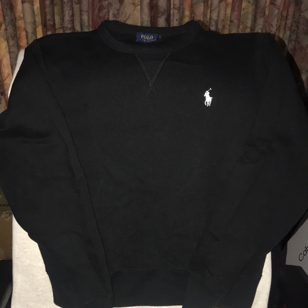 Black Polo Sweatshirt